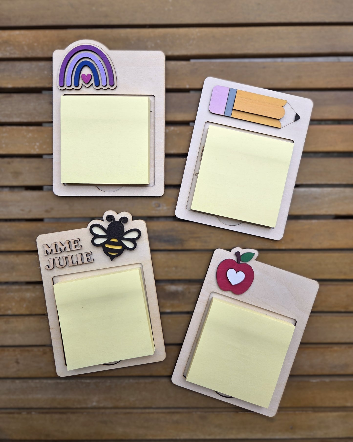 Porte notes adhésives "Merci d'avoir semé les graines de la curiosité"