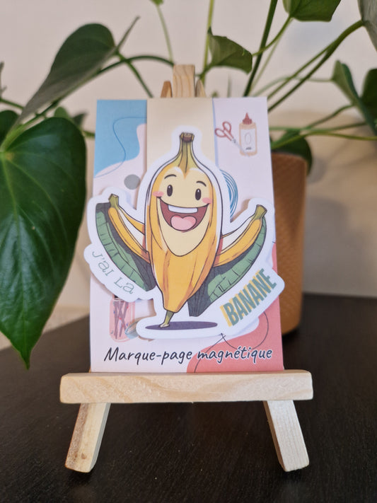 Marque-page Magnétique Banane